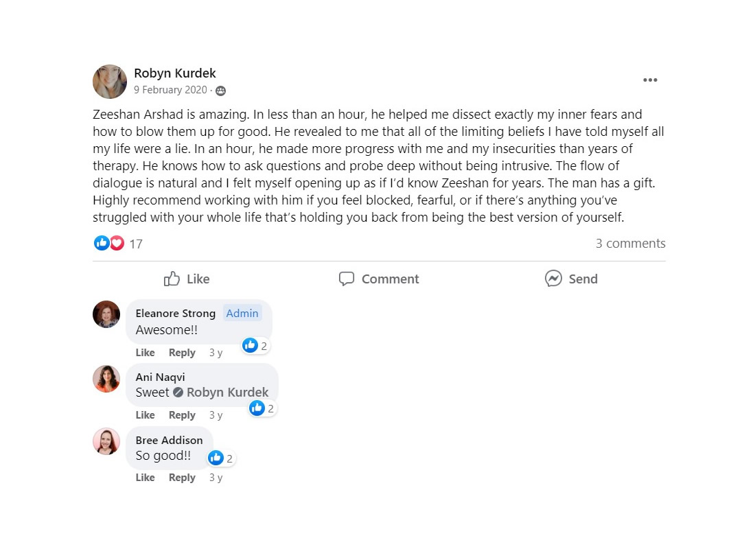 Legendary Testimonial 1